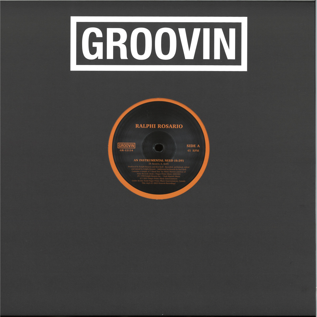 AN INSTRUMENTAL NEED / TAKE ME UP