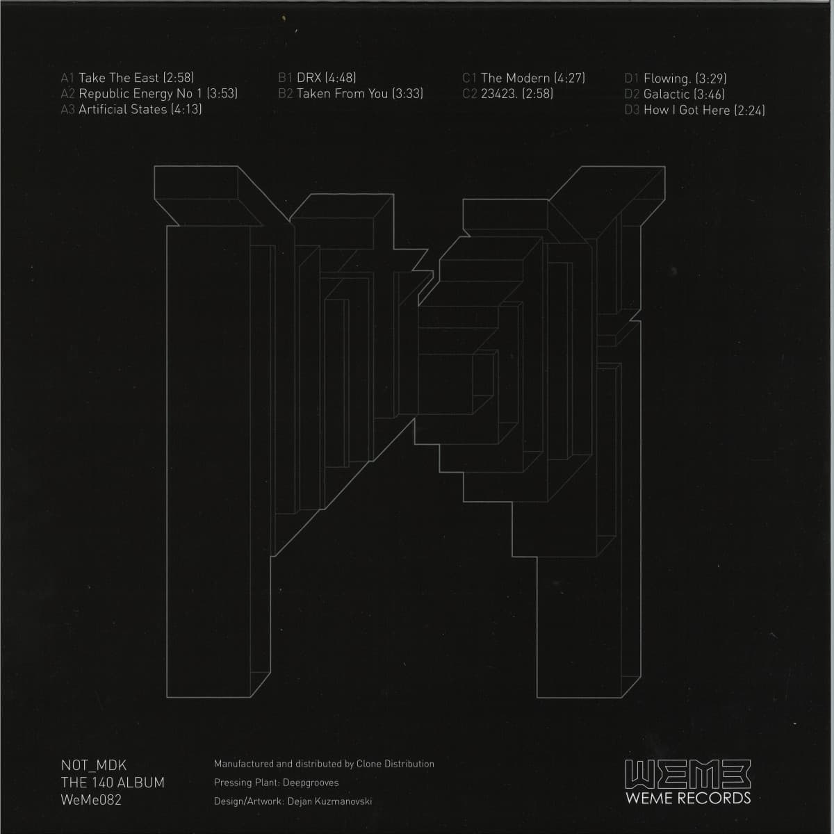 The 140 Album LP 2x12"