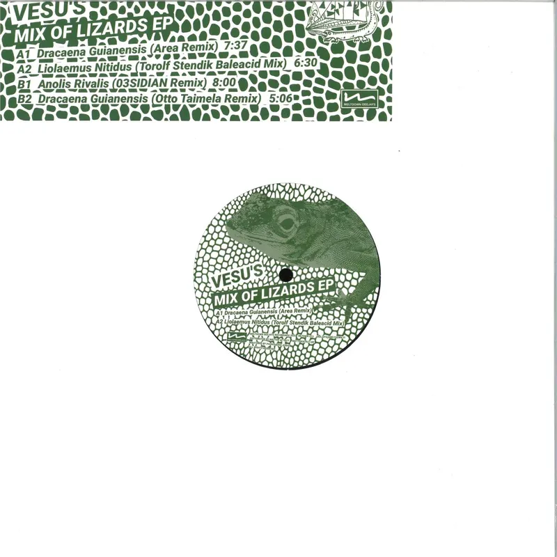 Vesu's — Mix Of Lizards EP vinyl cover