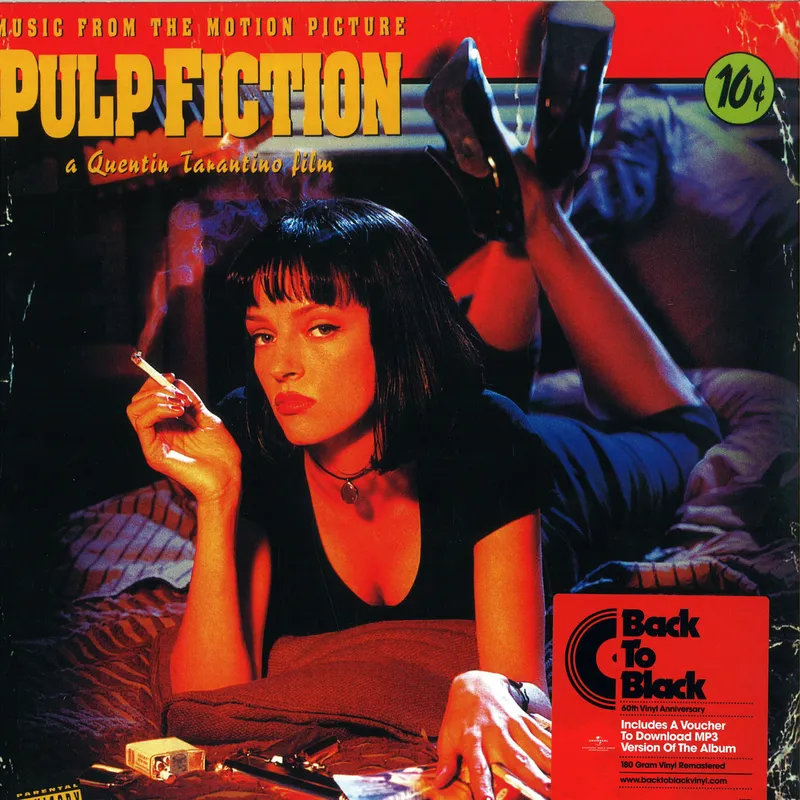 Various, Ost — Pulp Fiction Soundtrack vinyl cover
