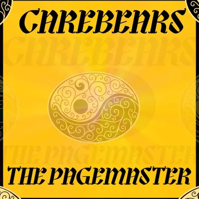 Carebears, Tommy Vicari Jnr — The Pagemaster LP vinyl cover