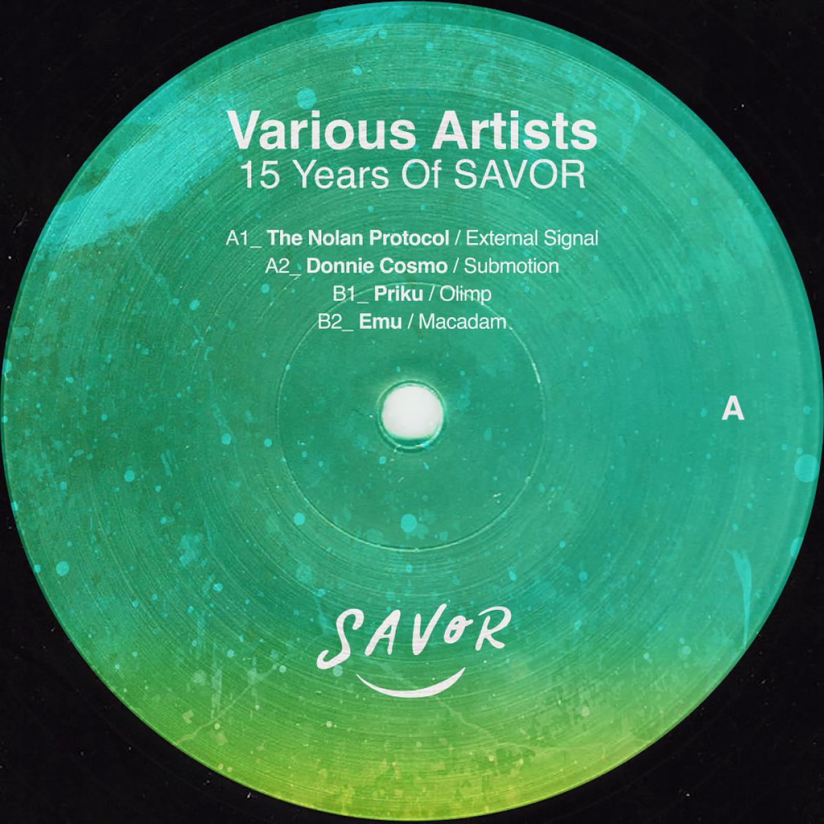 Various — 15 Years Of Savor vinyl cover