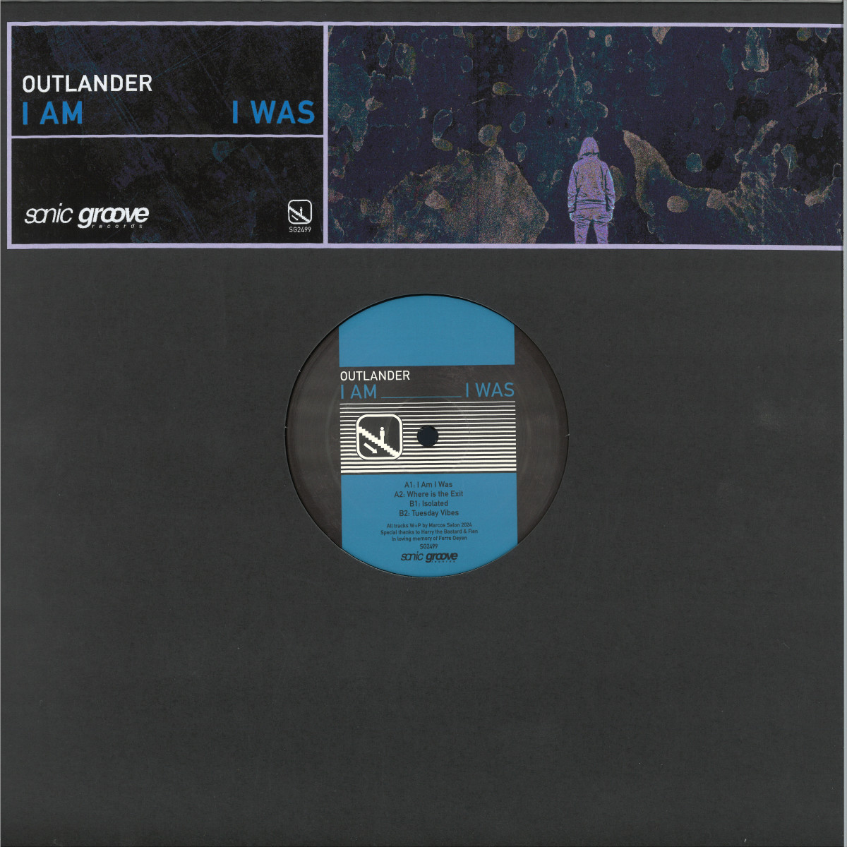 Outlander — "I Am I Was" vinyl cover