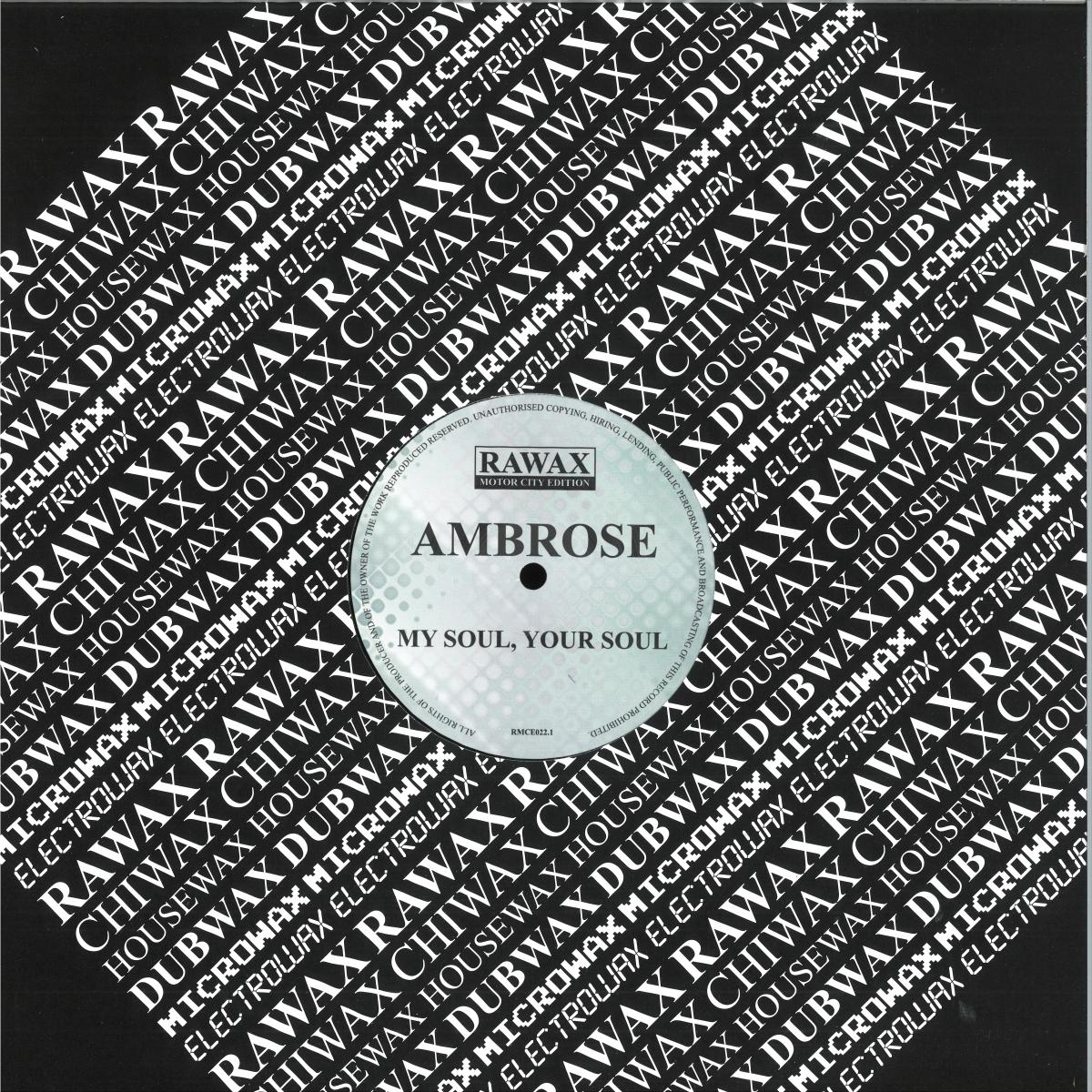 Ambrose — My Soul, Your Soul vinyl cover