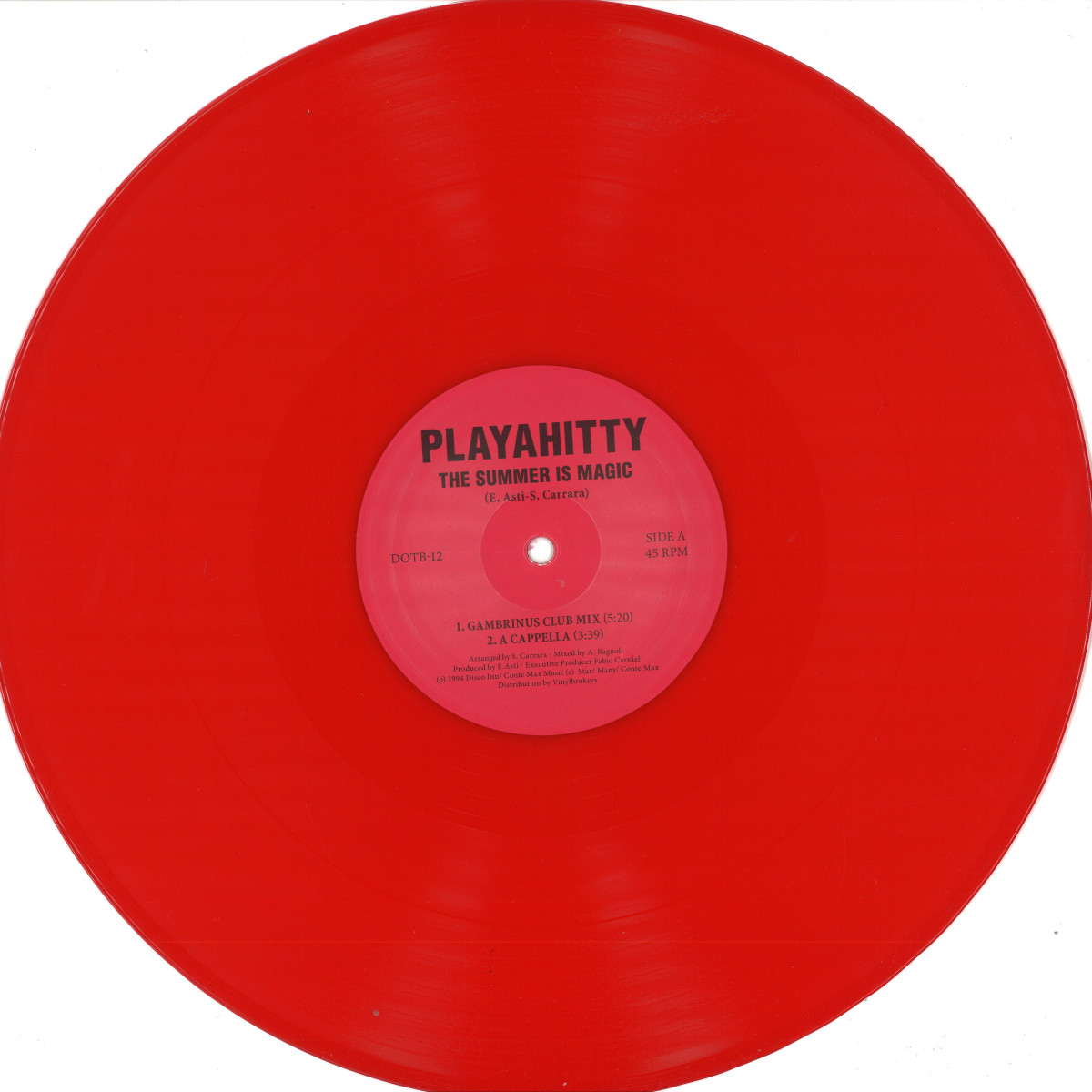 Playahitty — THE SUMMER IS MAGIC vinyl cover
