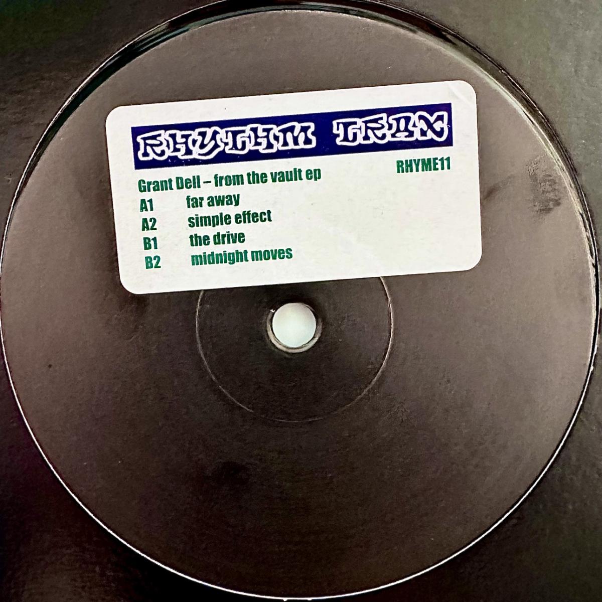 Grant Dell — From The Vault EP vinyl cover