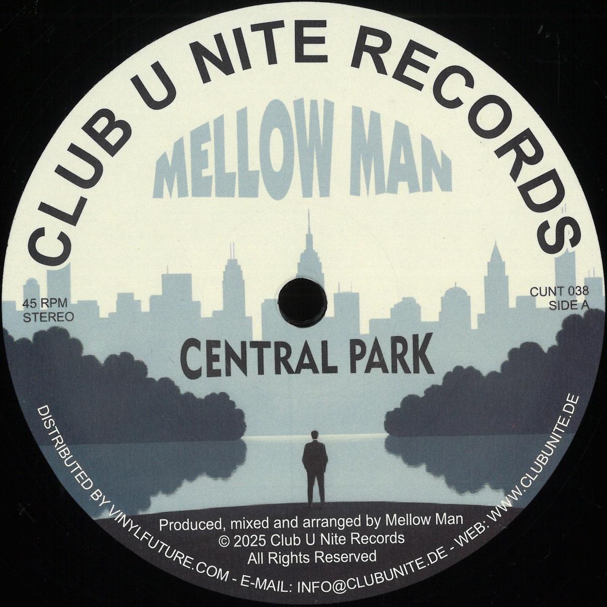Mellow Man — Central Park EP vinyl cover