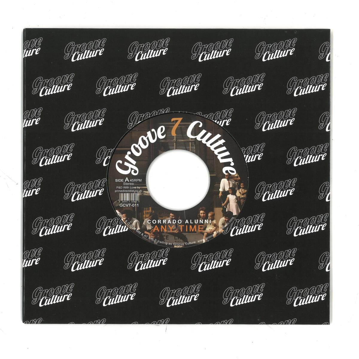 Corrado Alunni — Any Time / Soul Groove 7" vinyl cover