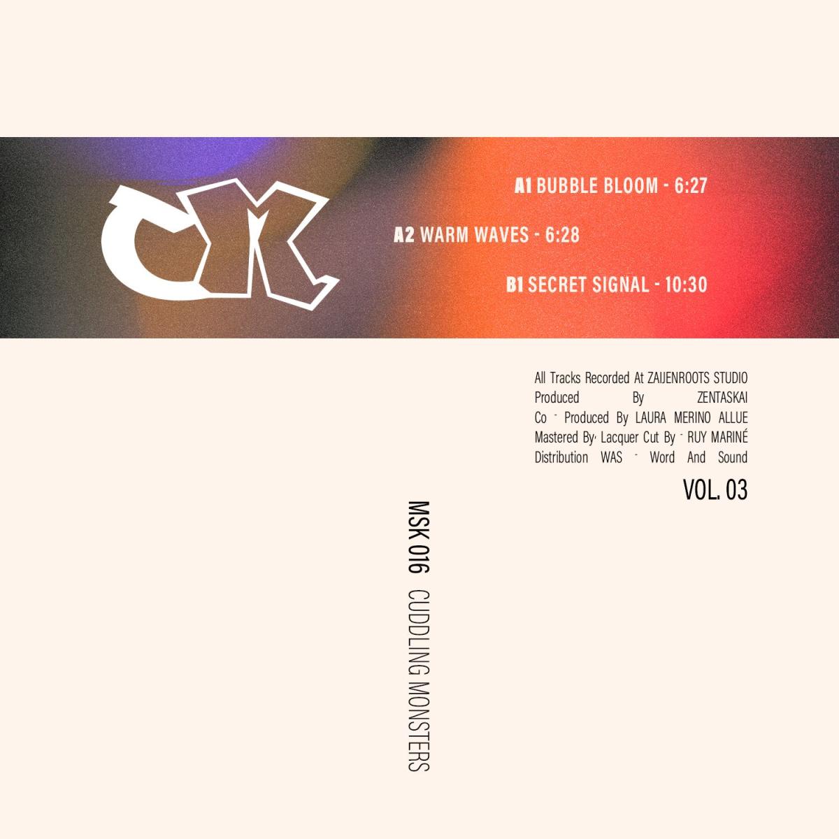 Cuddling Monsters — Cuddling Monsters Vol. 3 vinyl cover