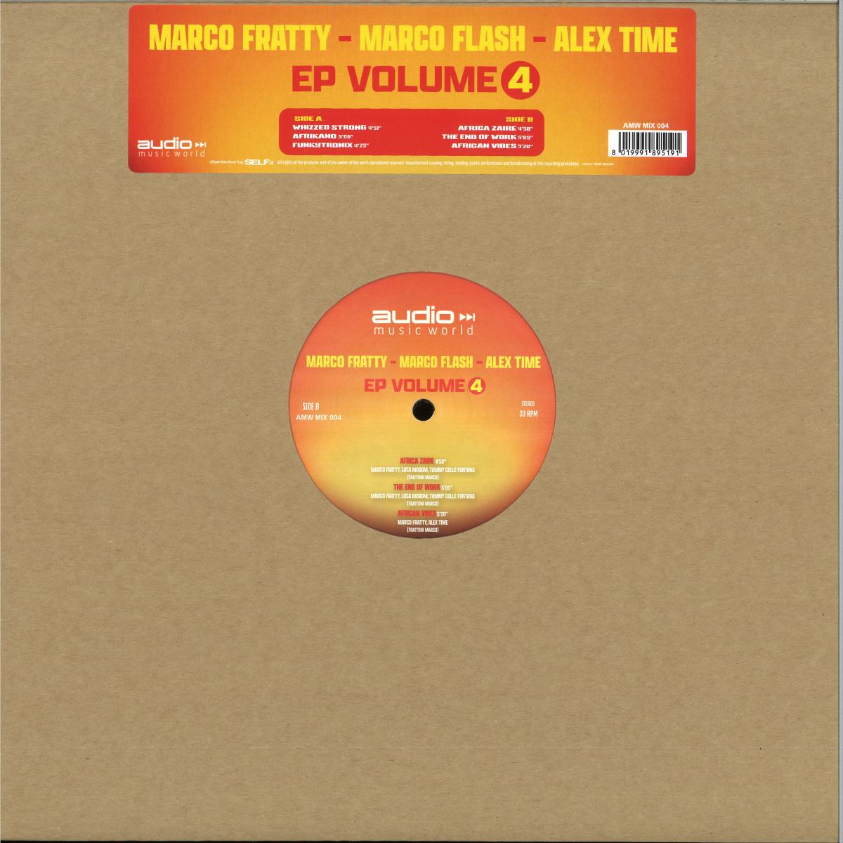 Marco Fratty Marco Flash Alex Time — EP VOLUME 4 vinyl cover