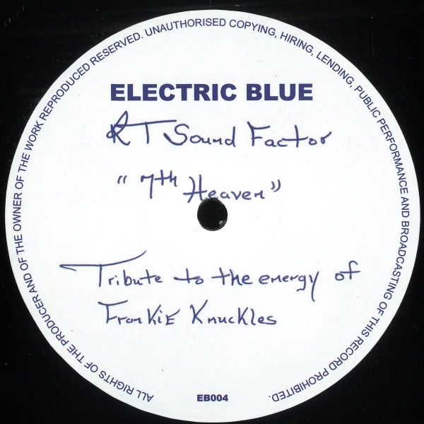 Ron Trent — 7th Heaven - Tribute To The Memory Of Frankie Knuckles vinyl cover