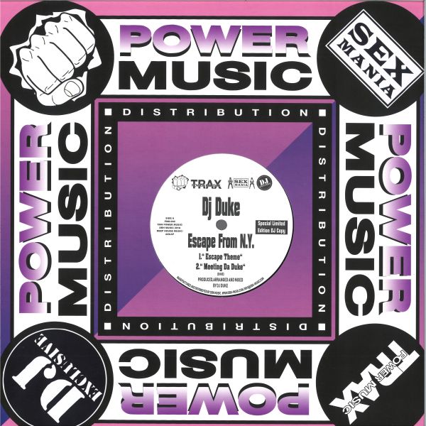 Dj Duke — Escape From N.Y. vinyl cover