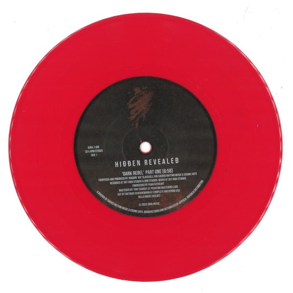 Joaquin Joe Claussell Hidden Revealed — Dark Rebel 7" vinyl cover