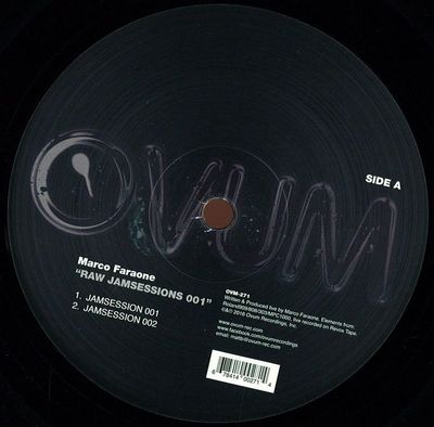 Marco Faraone — Raw Jamsession vinyl cover