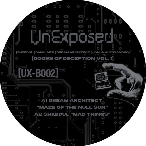 Shkedul, Dani Labb, Dream Architect, Jovi, Alessandro — Doors Of Deception Vol. 1 vinyl cover