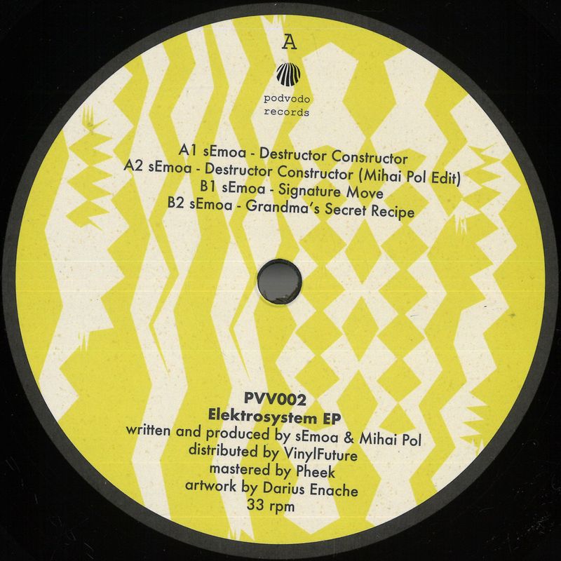 Semoa — Eletrosystem EP vinyl cover