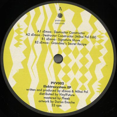 Semoa — Eletrosystem EP vinyl cover