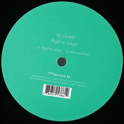 Dj Jus-ed — Flight To Tokyo vinyl cover