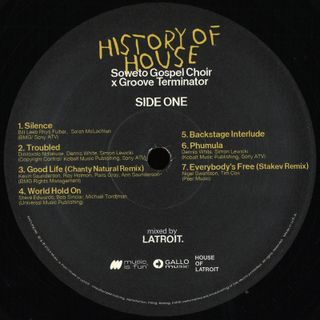 Soweto Gospel Choir, Groove Terminator — History of House vinyl cover