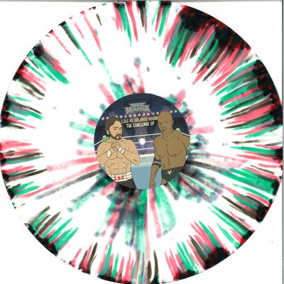 L.d.f., Orlando Voorn — The Challenge EP vinyl cover