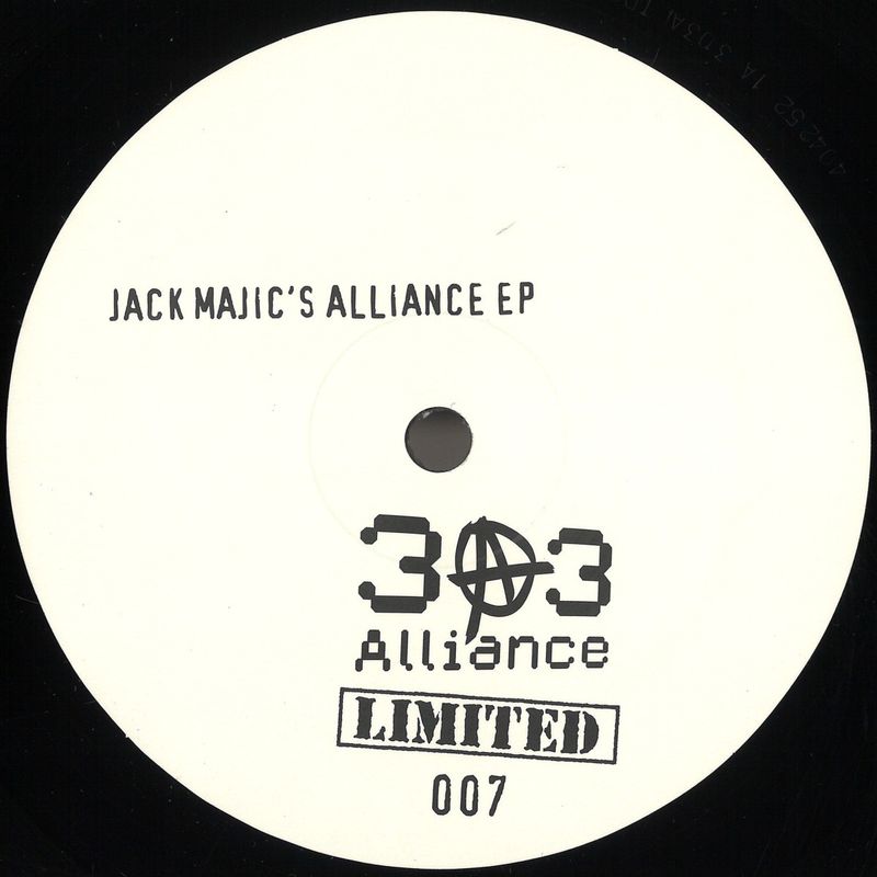 Jack Majic — JACK MAJICS ALLIANCE EP vinyl cover
