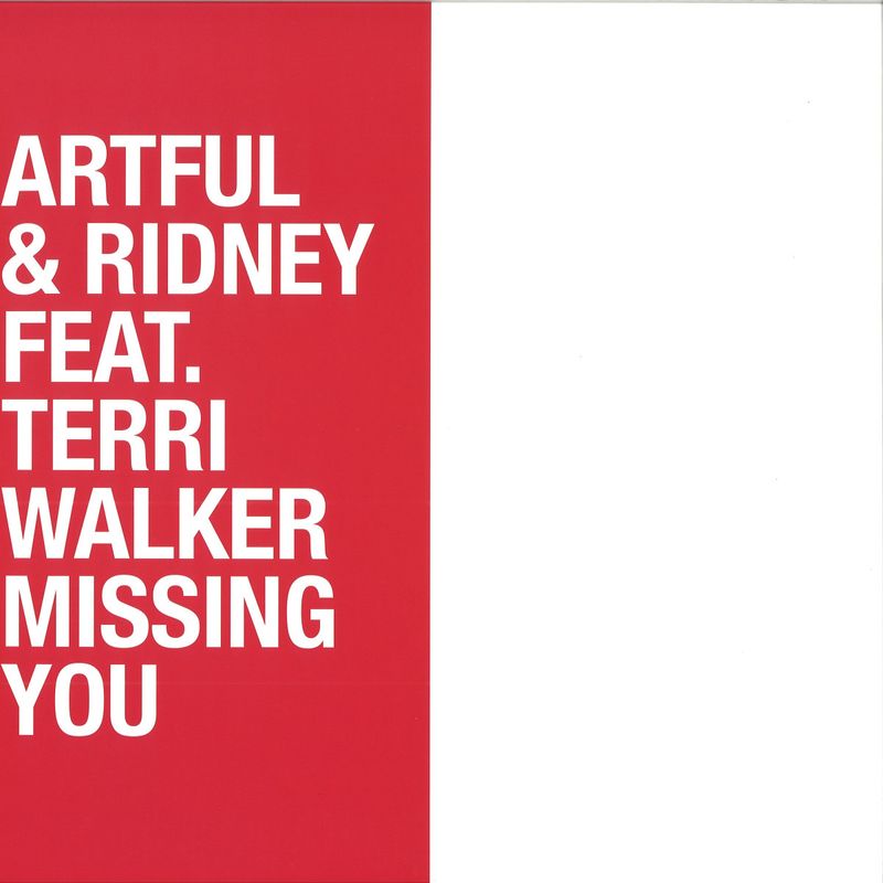 Artful, Ridney Featuring Terri Walker — Missing You vinyl cover