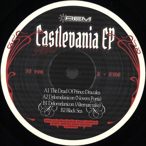 Richer — Castlevania EP vinyl cover