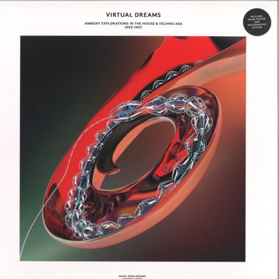 Various — Virtual Dreams (Ambient Explorations In The House & Techno Age, 1993-1997) vinyl cover