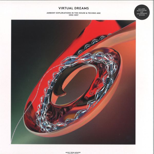 Various — Virtual Dreams (Ambient Explorations In The House & Techno Age, 1993-1997) vinyl cover
