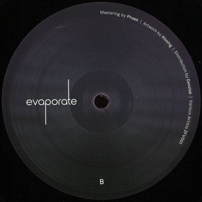 Andrey Djackonda, Solus, Preesh, Venda — EVAPORATE VARIOUS ARTISTS 001 vinyl cover