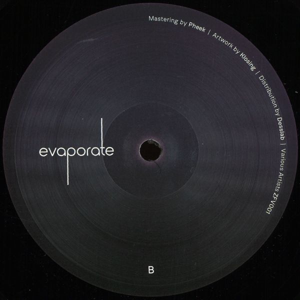 Andrey Djackonda, Solus, Preesh, Venda — EVAPORATE VARIOUS ARTISTS 001 vinyl cover
