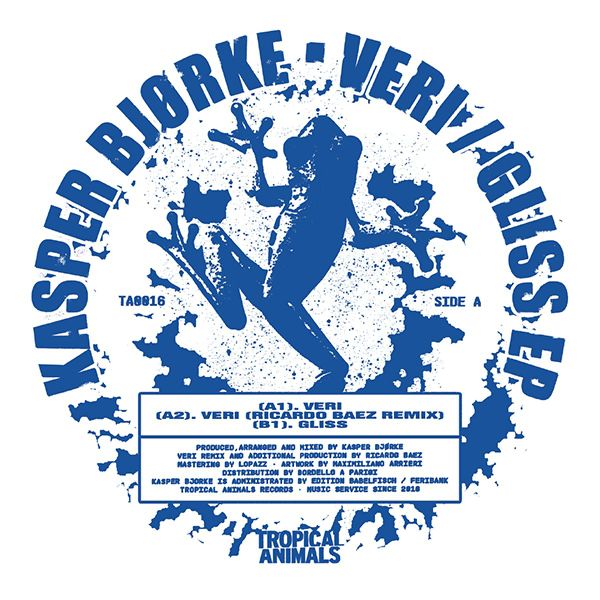 Kasper BjØRke — VERI / GLISS EP vinyl cover