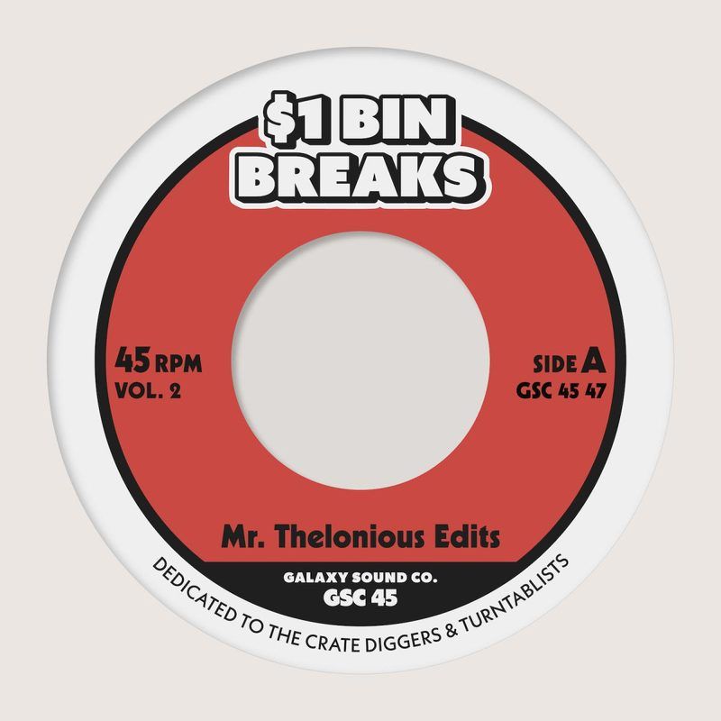 Mr.Thelonious — presents: 1$ Bin Breaks 2# Dj Edits vinyl cover