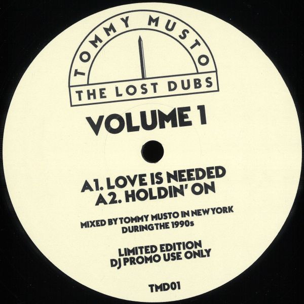 Tommy Musto — The Lost Dubs - Vol 1 vinyl cover