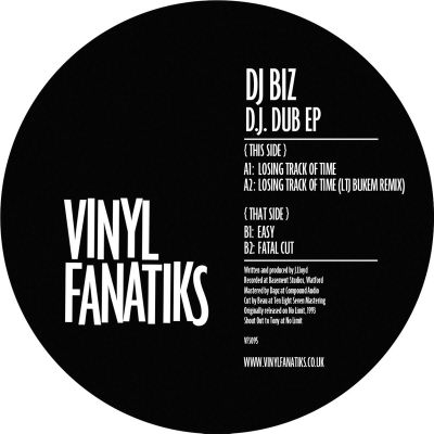 DJ Biz — D.J. Dub EP w/ LTJ Bukem Remix vinyl cover