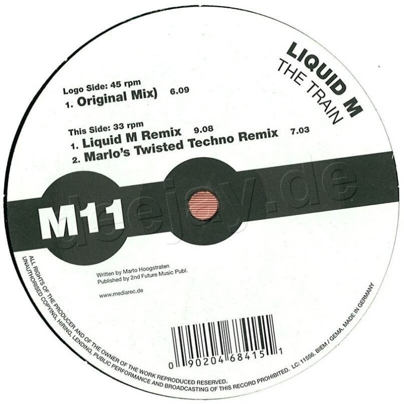 Liquid M — The Train vinyl cover
