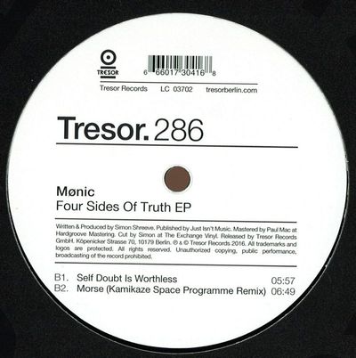 Mønic — Four Sides Of Truth Ep vinyl cover