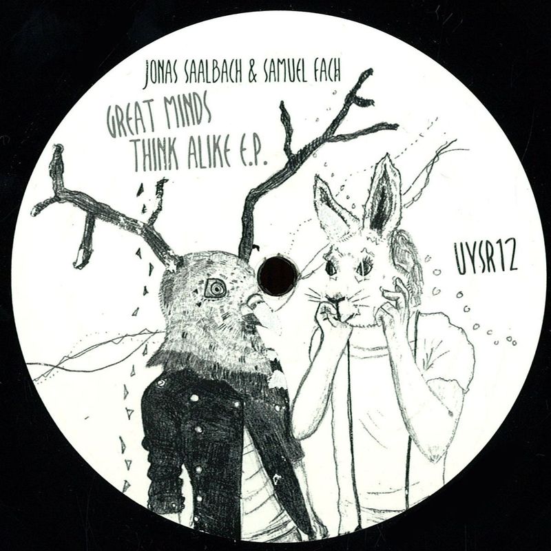 Jonas Saalbach, Samuel Fach — Great Minds Think Alike Ep vinyl cover