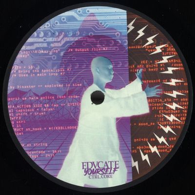 Ctrl_Core — EDVCATE YOURSELF vinyl cover