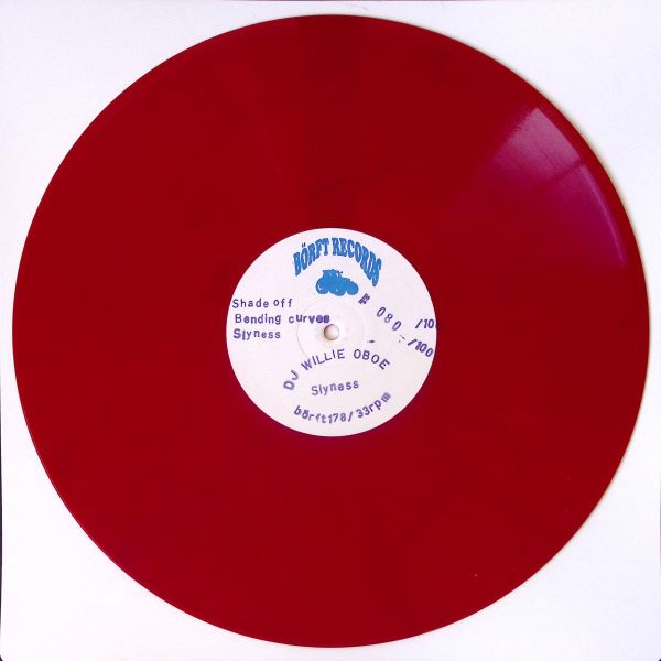 DJ Willie Oboe — Slyness vinyl cover