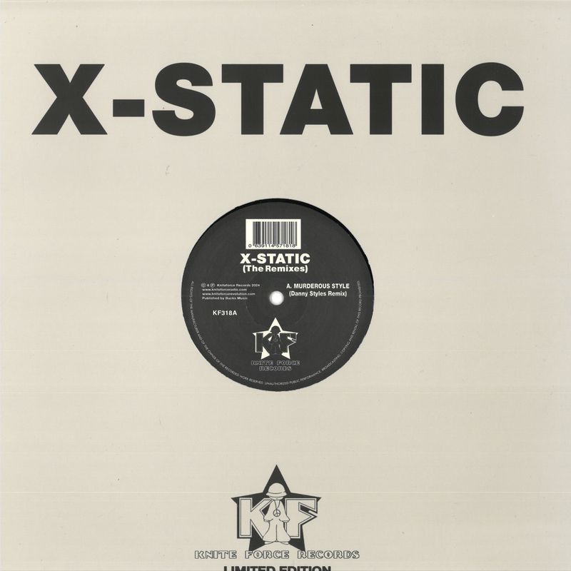 X-Static — Murderous Style Remixes vinyl cover