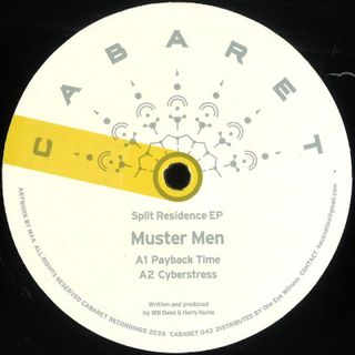 Muster Men — Split Residence EP vinyl cover