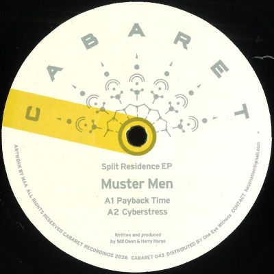 Muster Men — Split Residence EP vinyl cover