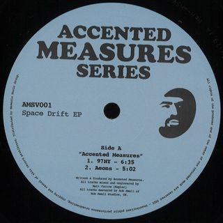 Accented Measures — Space Drift EP vinyl cover