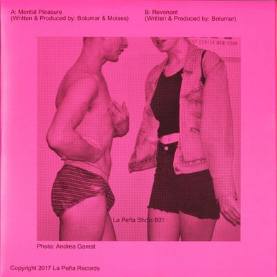 Bolumar, Moises — Mental Pleasure / Revenant vinyl cover
