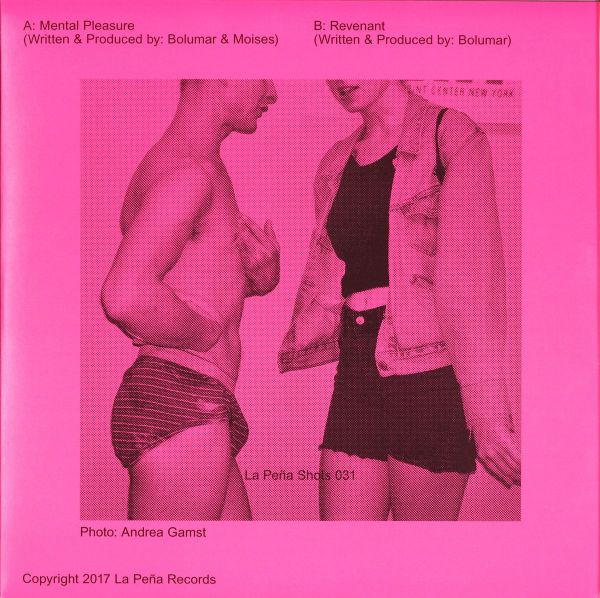Bolumar, Moises — Mental Pleasure / Revenant vinyl cover