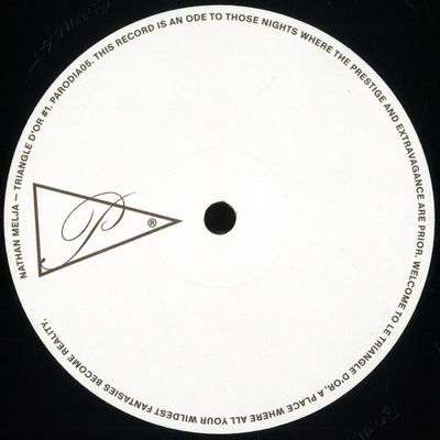 Nathan Melja — Triangle d'Or Part 1 (EP) vinyl cover