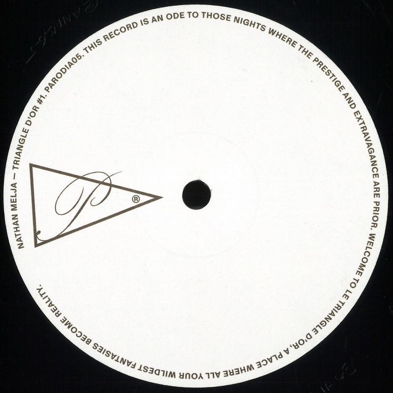 Nathan Melja — Triangle d'Or Part 1 (EP) vinyl cover