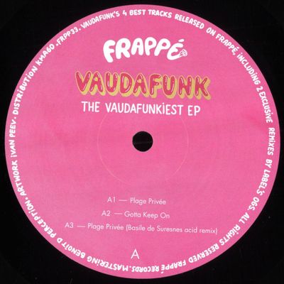 Vaudafunk — The Vaudafunkiest EP vinyl cover