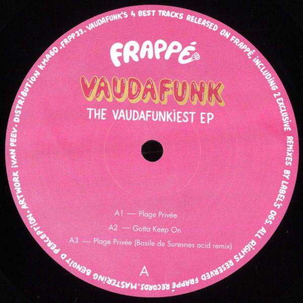 Vaudafunk — The Vaudafunkiest EP vinyl cover